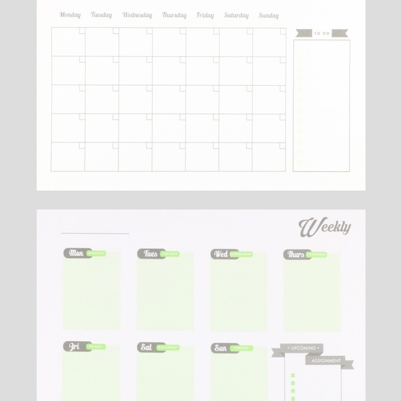 A4 STUDY PLANNER & BASIC COLLECTION WASHI TAPE - Picture 3 of 8